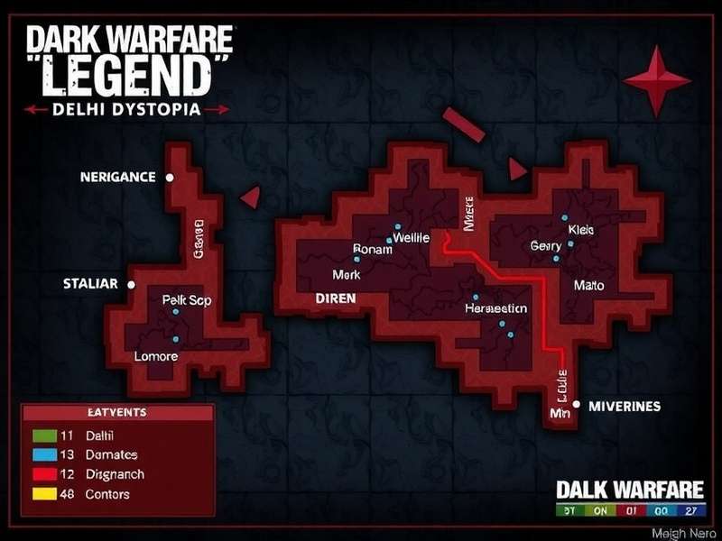 Delhi Dystopia Map in Dark Warfare Legend Dark Warfare Legend Delhi Dystopia Map